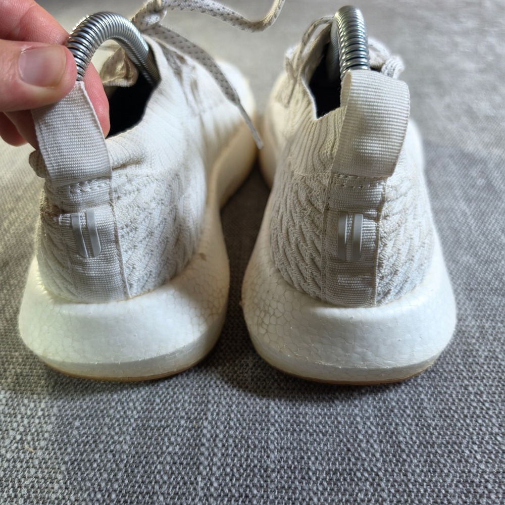 Nobull Knit Runner Women 8 mens 6.5 Cream Stretch Athletic Training Shoes - Picture 7 of 7